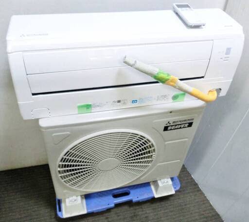 ②【 3ヵ月保証 】高年式　2020年製　三菱 エアコン SRK22TY-W 主に6畳~用 2.2kw ビーバーエアコン バイオクリア MITSUBISHI