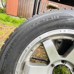 【梅雨特価】　4本セット　タイヤホイール　18インチ　6穴　ランクル　スタッドレス タイヤ、ホイール