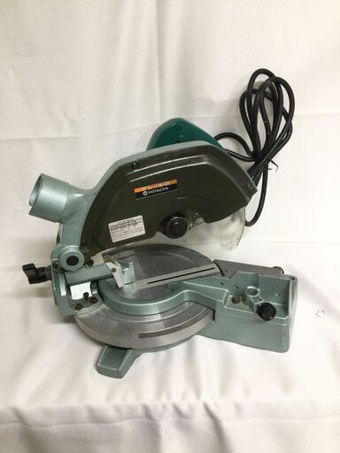 【北見市発】ヒタチ HITACHI 日立 216mm 卓上丸のこ C8FC 1994年製 緑 電動工具 切断機 DIY (D5647nthY)