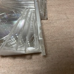 CD/DVDスリムプラケース クリア中古品