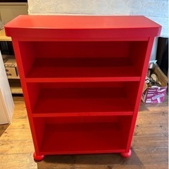 中古品 IKEA Red Bookshelf
