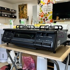 【超美品‼️】パロマ 2021年製 都市ガス用 ガステーブル グリル部未使用 ブラック♪