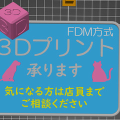 ３Dプリント承ります