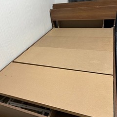 家具 ベッド セミダブルベッド