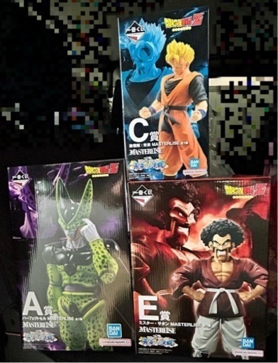 【新品未開封】ドラゴンボール 一番くじ フィギュア A賞セル・C賞 悟飯・E賞 サタン