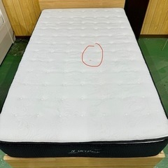 🌟激安‼️ニトリ睡眠、ダブルベッド、マットレス付きコンセント付き🌟R166