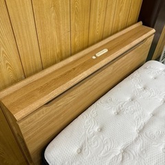 🌟激安‼️ニトリ睡眠、ダブルベッド、マットレス付きコンセント付き🌟R166