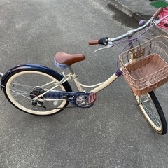 24インチ　自転車　中古　chocolqt cute sk-18-12