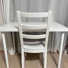 【テーブル・椅子】勉強机 IKEA家具 ダイニングセット