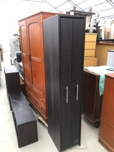 2列スライド収納の本棚   幅35cm×奥行48cm×高さ182cm
