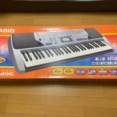 CASIO カシオ 電子キーボード CTK-496