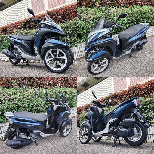 普通免許仕様もOK】トリシティ125 SE82J 低走行距離8千km台 マット