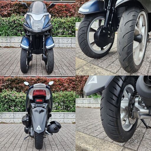 【普通免許仕様もOK】トリシティ125 SE82J 低走行距離8千km台 マットブルーメタリック★TRIX★ 普通免許仕様もOK】トリシティ125 SE82J 低走行距離8千km台 マット