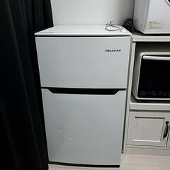 【取引中】高年式Hisense2ドア小型冷蔵庫⑤