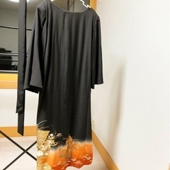 ドレス　着物をリメイクして作られたドレスです。