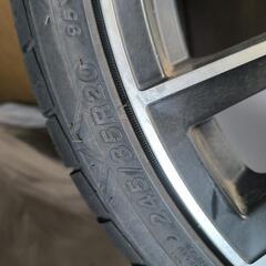 20インチ　タイヤ付き4本セット　アルファード、ベルファイア、エルグランド、ハリアー等。速履けます！