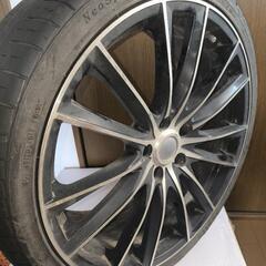 20インチ　タイヤ付き4本セット　アルファード、ベルファイア、エルグランド、ハリアー等。速履けます！