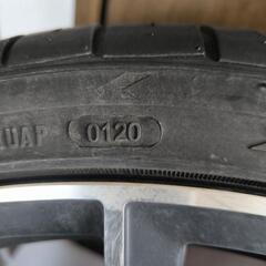 20インチ　タイヤ付き4本セット　アルファード、ベルファイア、エルグランド、ハリアー等。速履けます！