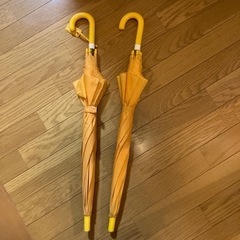 （決まりました）学童　黄色　傘　2本