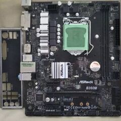 【BIOS OK】Asrock B360M 8世代マザーとCPUセット