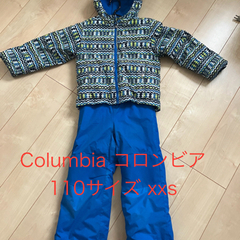 コロンビア Columbia スキーウェア上下 110 xxs