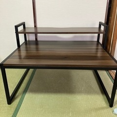 モニター台付きパソコンデスク美品　