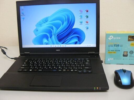 本日の目玉品【超美品】ノートパソコン【NEC】 コア5・8世代搭載 高速SSD「Win11・Office2021」管理No10