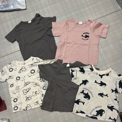【おまとめ専用】H&M Tシャツ5枚セット、甚平
