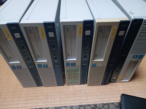行橋市　NECデスクトップ　5台セット　高性能4世代Corei5　メモリ4G 　省スペース