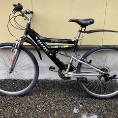 マウンテンバイク（前3ギア、後ろ6ギア）