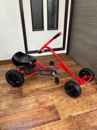 ⭕️希少な珍しい自転車　   フェラーリレッドに再塗装しました。子供用早いもの勝ち