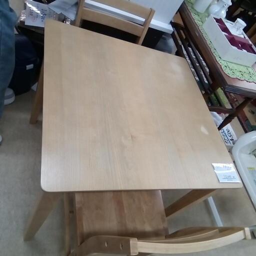 家具  机　二人掛け　テーブル\u0026チェア2脚　椅子