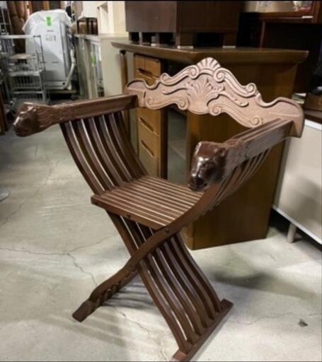 ☆激レア!!☆ オシャレな木製家具!! チェア 花台 レトロ家具