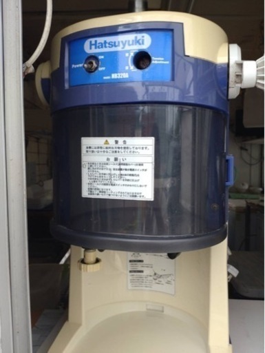 ブロックかき氷機