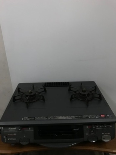 K2404-692　Rinnai ガステーブル 2口 LPガス用  RTS-660GFTS-R 2011年製  キズ汚れ有り
