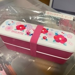 サンリオ　キティ ランチケース ピンク  お箸付き