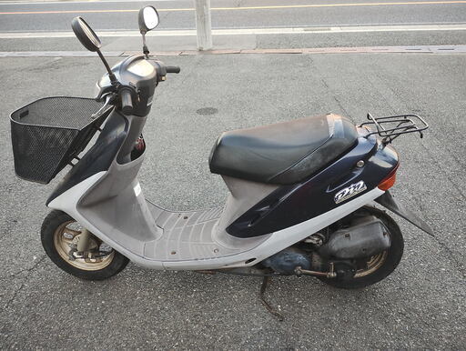 スーパーディオ　大阪府柏原市　実働　フロントフォーク可動する　AF27　２サイクル　２スト スーパーディオ 大阪府柏原市 実働 フロントフォーク可動する AF27 2