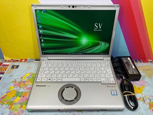 JC0409　パナソニック Let's note CF-SV8 DVDマルチ 第8.5世代良品　ノートパソコン　軽量
