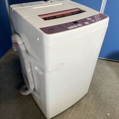 【良品】AQUA 6.0kg洗濯機 AQW-KS6E 2016年...