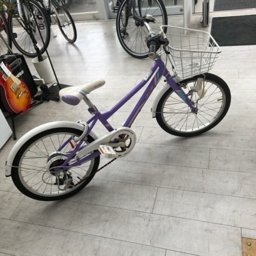 子供用自転車ASAHI20インチSTJ017973パープルキズ有り【トレファク堺