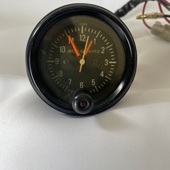 Jeco JECO ジェコー 旧車 アナログ 時計 クォーツ 秒針付 クロック オフロード ネイキッド バイク ジムニー に最適 中古品 4