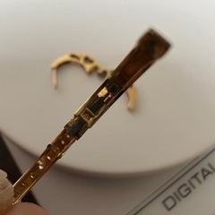 k18刻印あり　レディースピアス　ダイヤ付き　3.5g　　　