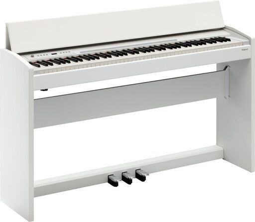 動作確認済Roland電子ピアノ F-120WHユーズド品椅子付　分解済
