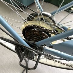 27インチ ６段変速 自転車 BEYOND カゴ ライト 鍵 荷台付き ママチャリ 札幌市手稲区