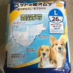 【決まりました】中型犬用紙オムツ