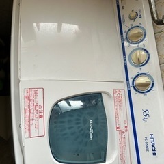 お話し中　二層式 洗濯機
