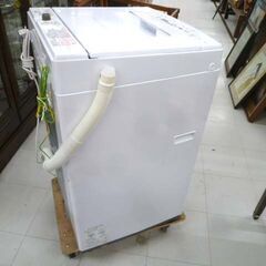 ② 洗濯機 4.5kg 2020年製 TOSHIBA AW-45M7 ホワイト 白 全自動 家電