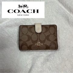 【COACH】二つ折り財布/紙袋付き