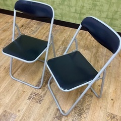 パイプ椅子 2脚