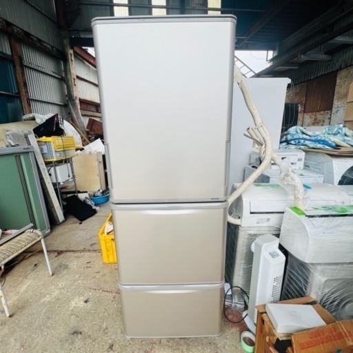 【‼️美品・大容量‼️】SHARP 冷蔵庫  350LSJ-W353G-N
